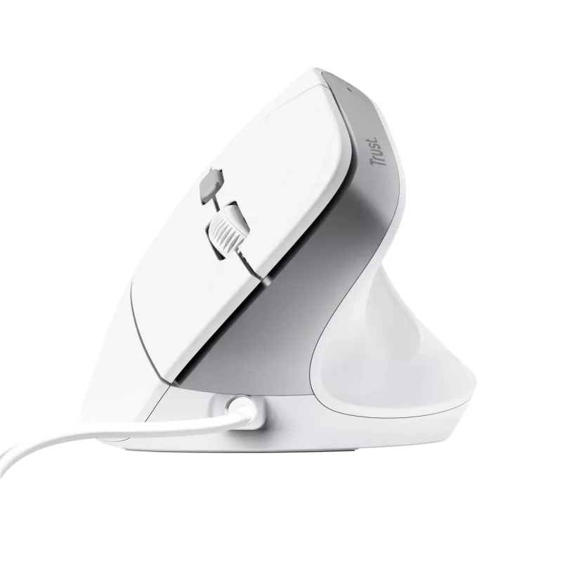 Trust Bayo II vertikali pelė, dešinei rankai, USB Type-A, optinė, 2400 DPI