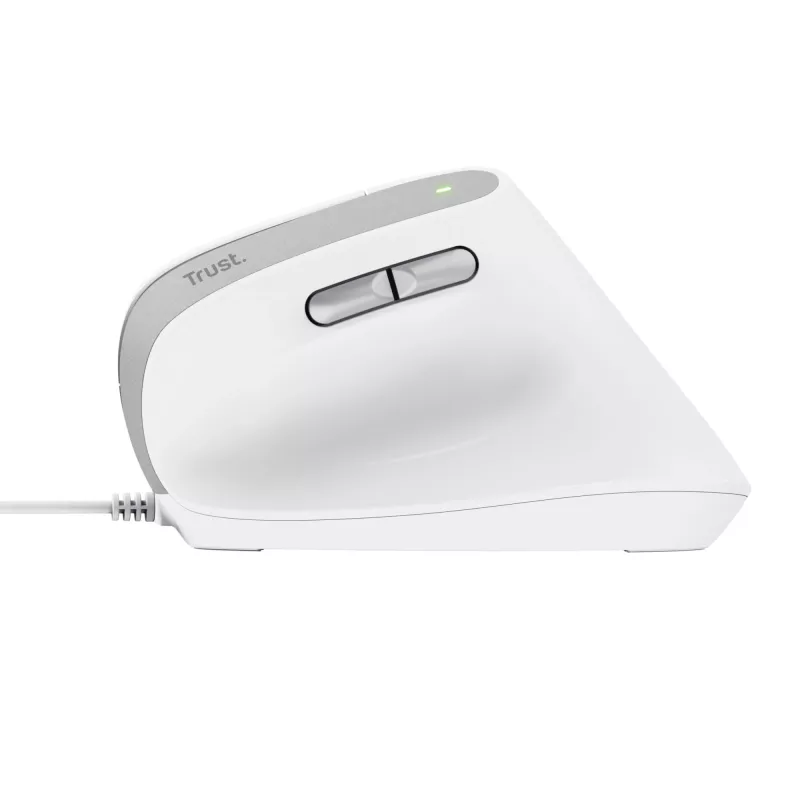Trust Bayo II vertikali pelė, dešinei rankai, USB Type-A, optinė, 2400 DPI