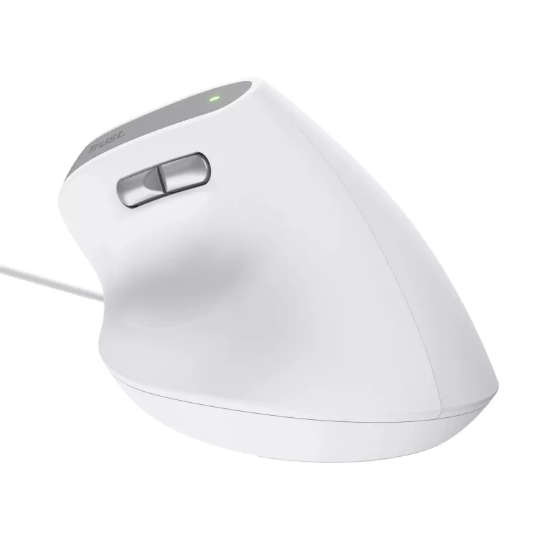 Trust Bayo II vertikali pelė, dešinei rankai, USB Type-A, optinė, 2400 DPI
