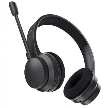 Trust Ayda ausinės laidinės ir belaidės ausinės ant galvos skambučiams/muzikai USB Type-C Bluetooth juodos