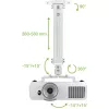 Techly projektoriaus lubinis laikiklis su prailginimu 380-580 mm sidabrinis ICA-PM 18S
