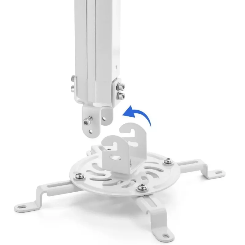 Techly projektoriaus lubinis laikiklis su prailginimu 380-580 mm sidabrinis ICA-PM 18S