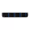 ASUS RS521A-E12-RS12U Socket SP5 Stelažinis (2U) Juodas, Sidabrinis