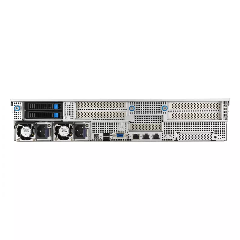ASUS RS521A-E12-RS12U Socket SP5 Stelažinis (2U) Juodas, Sidabrinis