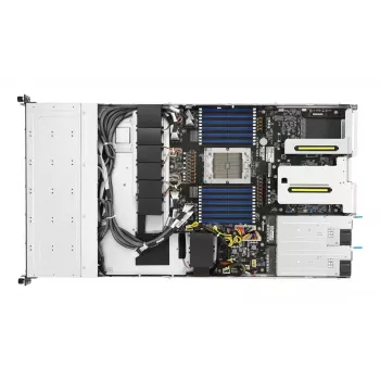 Serveris stelaže (1U) ASUS RS501A‑E12‑RS12U — LGA 6096, DDR5 iki 3 TB, 24 DIMM, 1600 W