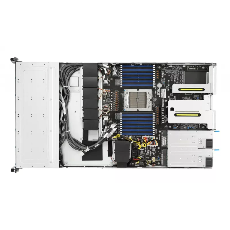 Serveris stelaže (1U) ASUS RS501A‑E12‑RS12U — LGA 6096, DDR5 iki 3 TB, 24 DIMM, 1600 W