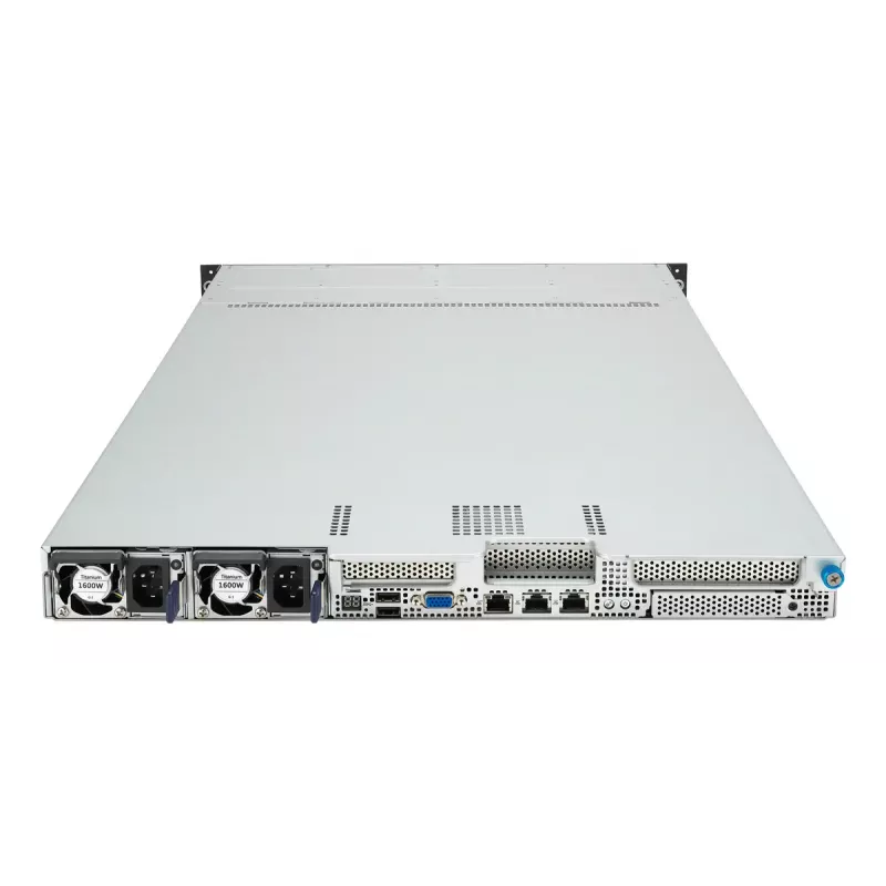 Serveris stelaže (1U) ASUS RS501A‑E12‑RS12U — LGA 6096, DDR5 iki 3 TB, 24 DIMM, 1600 W