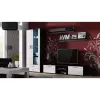 Plaukiojančių lentynų rinkinys Cama Meble SOHO 1250×200×200 mm, medžio drožlių plokštė, juoda matinė (dvi lentynos)