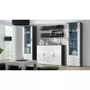 Plaukiojančių lentynų rinkinys Cama Meble SOHO, 2 vnt., 1250×200×200 mm, medžio drožlių plokštė, pilka matinė