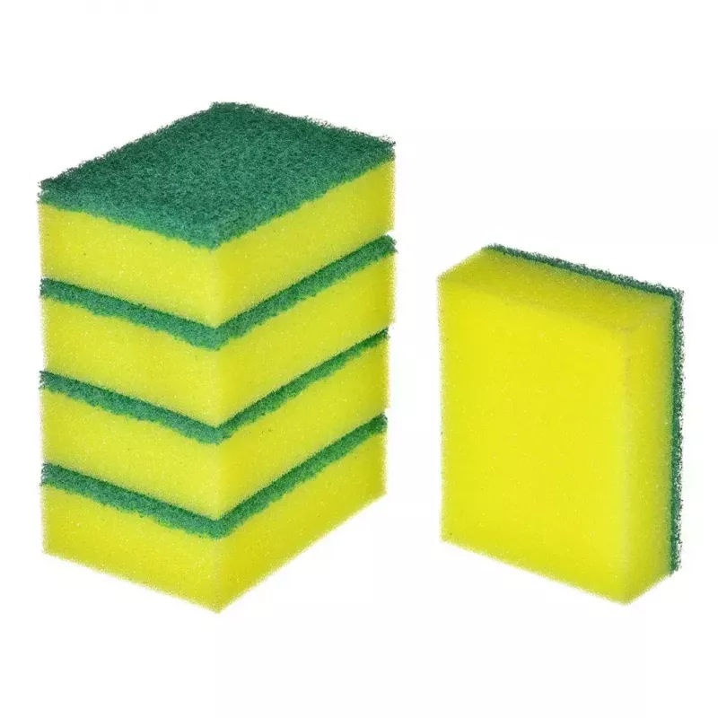 Kempininis šveitiklis VILEDA Tip-Top, 5 vnt., stačiakampiai pluoštiniai pagalvėliai 70×90×30 mm, geltoni