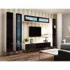TV stovas cama meble VIGO 180 – 1800×400×300 mm, baltas stalviršis, baltas rėmas, medžio drožlių plokštė