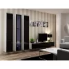 TV stovas cama meble VIGO 180 – 1800×400×300 mm, baltas stalviršis, baltas rėmas, medžio drožlių plokštė