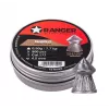Šratiniai šaudmenys RANGER CLAS03.45.500 — 4,5 mm diabolo, aštrus griovelinis antgalis, 500 vnt. aliumininiame dozatoriuje