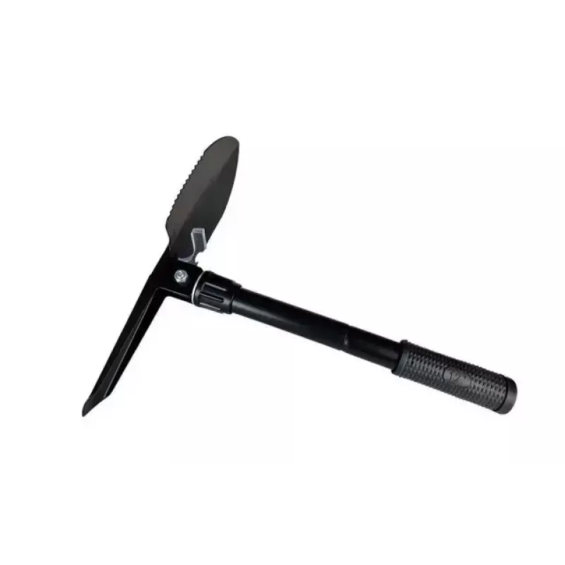 Sulankstomas taktinis kastuvas AZYMUT Trapper – nerūdijantis plienas, juodas, 410 mm, 565 g