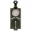 Navigacinis magnetinis kompasas Mil‑Tec US su apšvietimu, aliuminio korpusas, masteliai 1:50k ir 1:25k, alyvinė