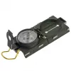 Navigacinis magnetinis kompasas Mil‑Tec US su apšvietimu, aliuminio korpusas, masteliai 1:50k ir 1:25k, alyvinė