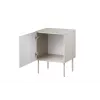 Naktiniai staliukai Cama meble SIENA 44.5×40×59 cm, kašmyro matiniai, MDF ir medžio drožlių plokštė, 2 vnt. rinkinys