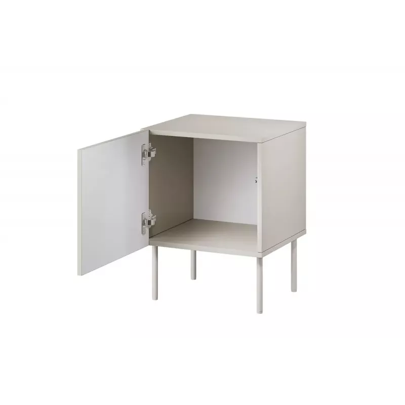 Naktiniai staliukai Cama meble SIENA 44.5×40×59 cm, kašmyro matiniai, MDF ir medžio drožlių plokštė, 2 vnt. rinkinys