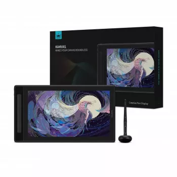 Grafikos planšetė HUION Kamvas Pro 16 GT1602 15,8 col. 2,5K IPS ekranas, 8192 slėgio, 8 programuojami klavišai, USB-C/HDMI