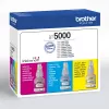 Rašalo kasečių rinkinys Brother BT-5000C suderinamas, 3 spalvų komplektas (Cian, Magenta, Geltona), 3 vnt., 48,8 ml, 5000 puslapių