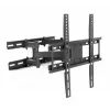 Sieninis TV laikiklis ART RAMT AR-35, 50,8–165,1 cm (20–65 col.), VESA 200x200–400x400, 35 kg, pasukamas ir pakreipiamas, 7–37 cm gylis, juodas