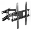 Sieninis TV laikiklis ART RAMT AR-35, 50,8–165,1 cm (20–65 col.), VESA 200x200–400x400, 35 kg, pasukamas ir pakreipiamas, 7–37 cm gylis, juodas