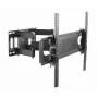 Sieninis TV laikiklis GEMBIRD WM-70ST-01, 37–70 colių, pakreipimas 0° iki -20°, pasukimas ±60°, VESA 200×200–600×400, max 35 kg, juodas