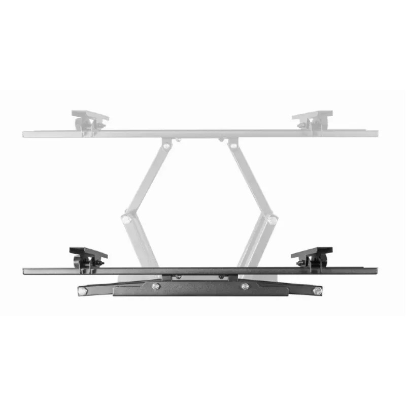 Sieninis TV laikiklis GEMBIRD WM-70ST-01, 37–70 colių, pakreipimas 0° iki -20°, pasukimas ±60°, VESA 200×200–600×400, max 35 kg, juodas