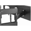 Sieninis TV laikiklis GEMBIRD WM-70ST-01, 37–70 colių, pakreipimas 0° iki -20°, pasukimas ±60°, VESA 200×200–600×400, max 35 kg, juodas