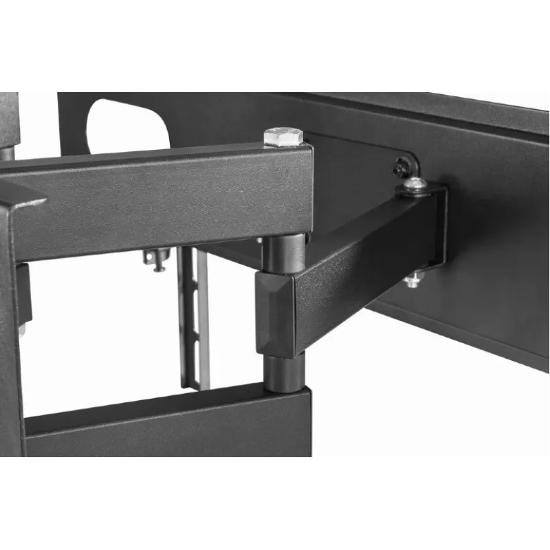 Sieninis TV laikiklis GEMBIRD WM-70ST-01, 37–70 colių, pakreipimas 0° iki -20°, pasukimas ±60°, VESA 200×200–600×400, max 35 kg, juodas
