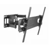 Sieninis TV laikiklis GEMBIRD WM-70ST-01, 37–70 colių, pakreipimas 0° iki -20°, pasukimas ±60°, VESA 200×200–600×400, max 35 kg, juodas