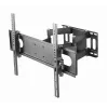 Sieninis TV laikiklis GEMBIRD WM-70ST-01, 37–70 colių, pakreipimas 0° iki -20°, pasukimas ±60°, VESA 200×200–600×400, max 35 kg, juodas