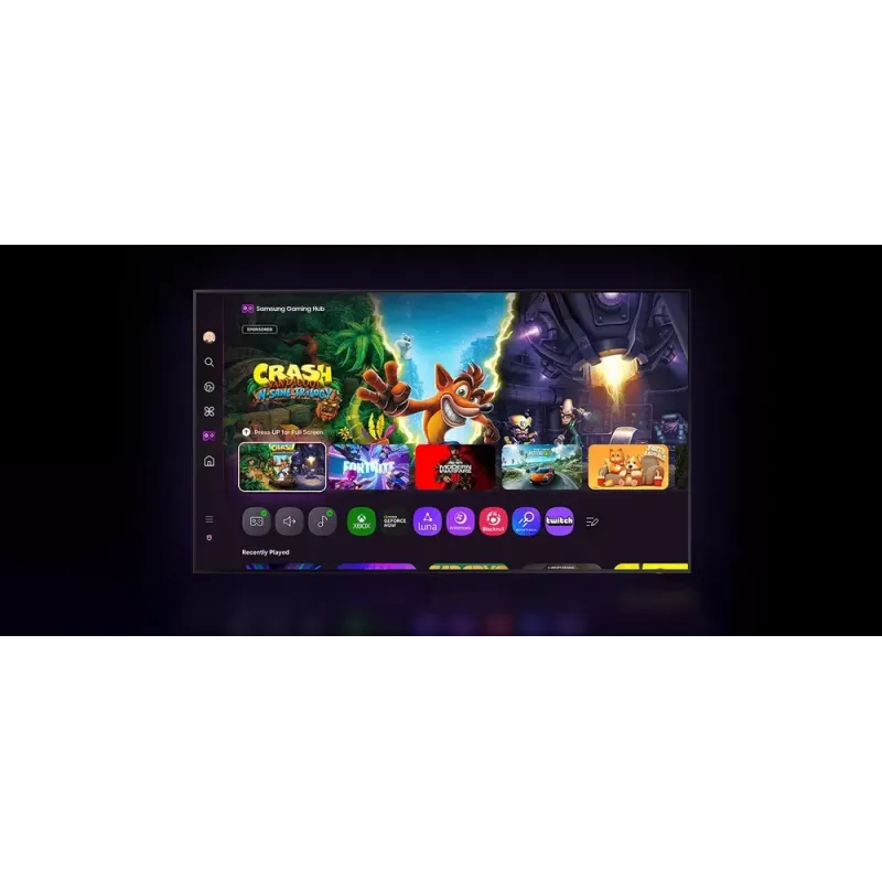 Televizorius Samsung 75 colių Neo QLED QN85F 4K UHD, Neo QLED, 3840×2160, Tizen, Wi‑Fi, HDMI×4, 75 col. (189 cm), sidabrinis