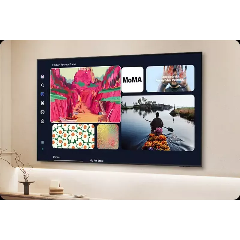 Televizorius Samsung 75 colių Neo QLED QN85F 4K UHD, Neo QLED, 3840×2160, Tizen, Wi‑Fi, HDMI×4, 75 col. (189 cm), sidabrinis