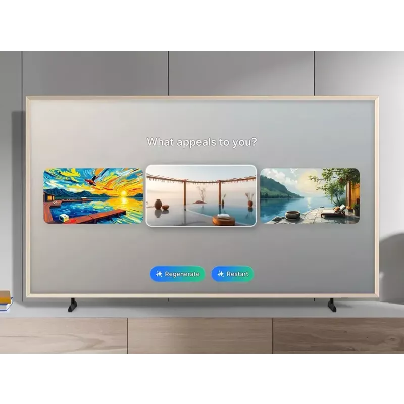 Televizorius Samsung QE65LS03FAUXXH 65 colių The Frame QLED 4K HDR Smart TV, 3840×2160, Tizen, 120 Hz