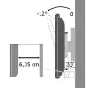 Techly ICA-LCD 2900B sieninis laikiklis televizoriui 19-37 col. su pakreipimu, juodas