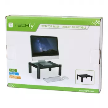 Techly ICA-MS 401 reguliuojamo aukščio išmanusis monitoriaus stovas