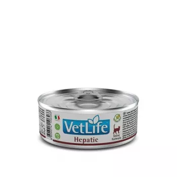 Šlapias ėdalas katėms Farmina Vet Life Natural Diet Cat Hepatic 85 g – kepenų palaikymui, vištiena, be grūdų, suaugusioms