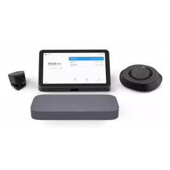 ASUS Google Meet GQE20A-G5003UN Small/Medium Room Kit vaizdo konferencijų komplektas (ePTZ UHD kamera, garsiakalbis su mikrofonu, jutiklinis pultas)