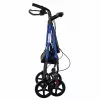 Reabilitacinis vaikštynė ActionMed CH100AM – lengvas aliumininis 4 ratų, reguliuojamas aukštis 700–937 mm, sėdynė 35×32 cm, maksimali apkrova 136 kg, sulankstomas