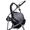Vaikštynė / rollatorius MDH PPC035 su sėdyne ir krepšiu, aliuminis, sulankstoma, maks. apkrova 136 kg