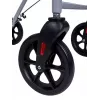 Vaikštynė / rollatorius MDH PPC035 su sėdyne ir krepšiu, aliuminis, sulankstoma, maks. apkrova 136 kg