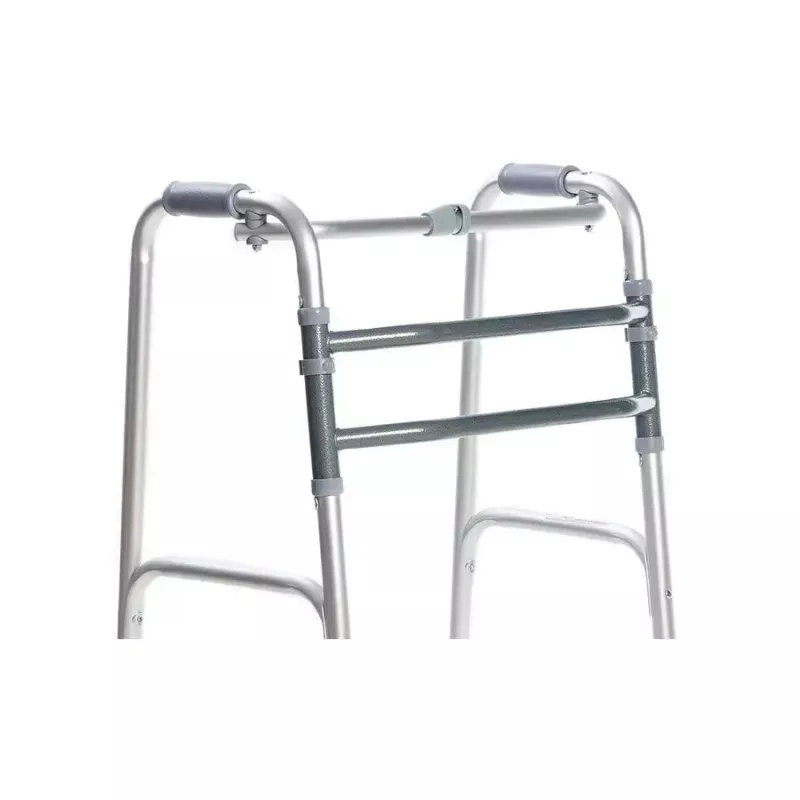 Vaikštynė VITEA CARE VCBP0031 aliumininė, reguliuojamas aukštis 82–100 cm, plotis 600 mm, maksimali apkrova 110 kg, 12 cm ratai
