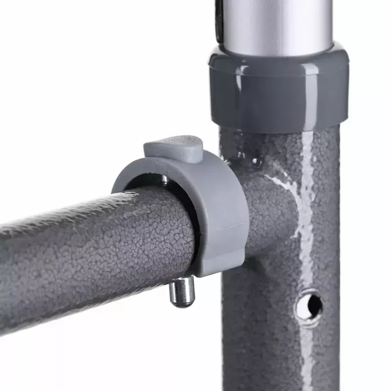 Vaikštynė VITEA CARE VCBP0031 aliumininė, reguliuojamas aukštis 82–100 cm, plotis 600 mm, maksimali apkrova 110 kg, 12 cm ratai