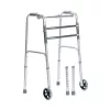 Vaikštynė VITEA CARE VCBP0031 aliumininė, reguliuojamas aukštis 82–100 cm, plotis 600 mm, maksimali apkrova 110 kg, 12 cm ratai