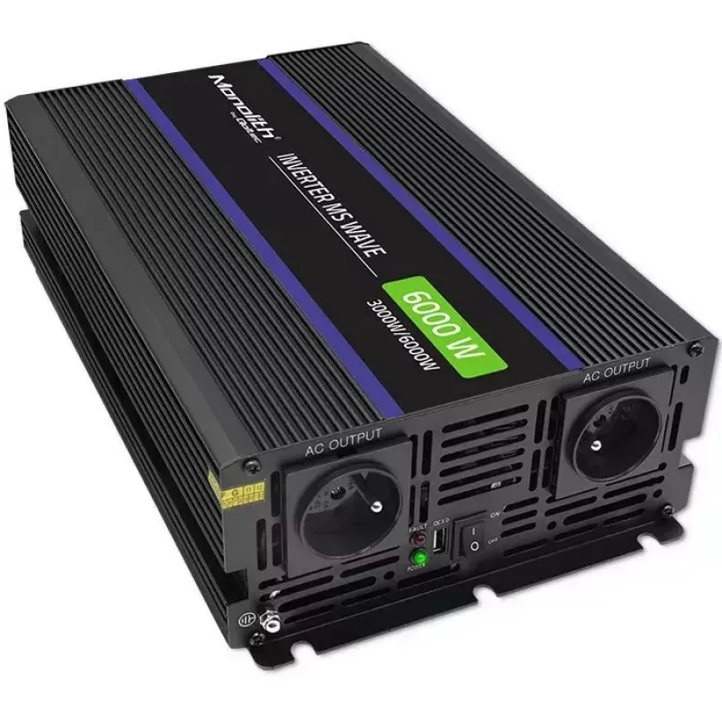 QOLTEC Monolith 6000 MS keitiklis 12V į 230V 6000W