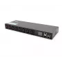 Digitus DN-DP-H-1-8C13 1U juodos spalvos perjungiamas PDU 16A