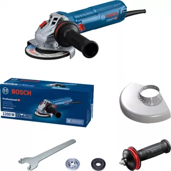 Kampinis šlifuoklis Bosch GWS 12-125 S Professional, 12,5 cm, 11000 aps./min, 1200 W, 2,2 kg