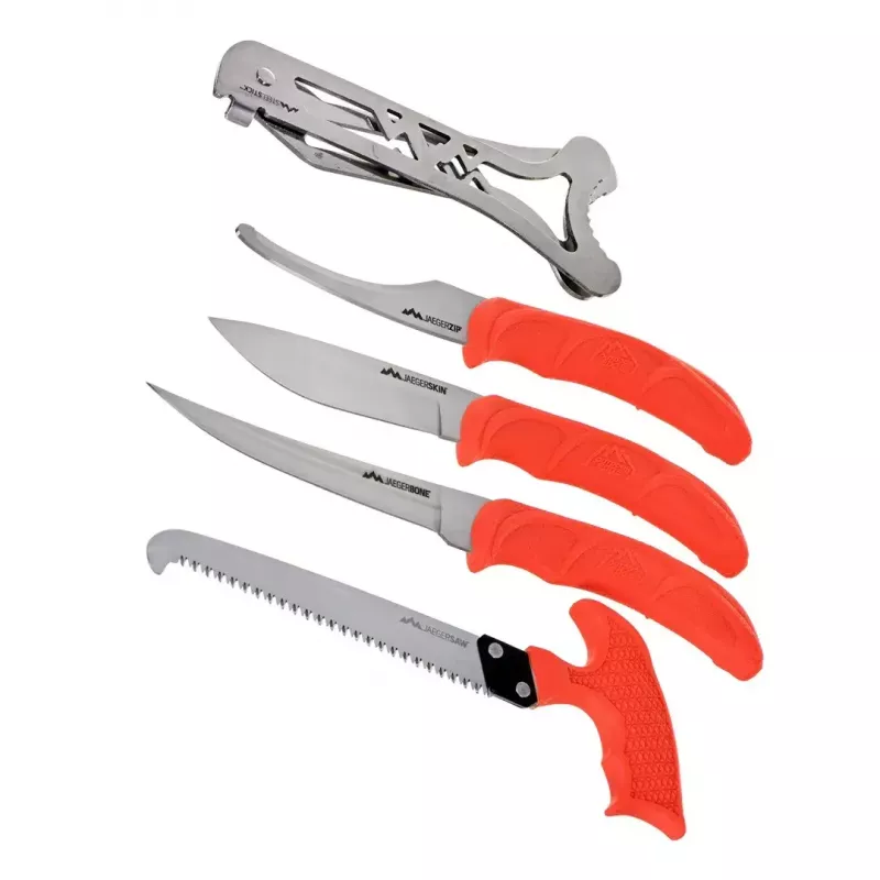 Medžioklinis rinkinys su fiksuotu peiliu Outdoor Edge Jaeger Pak 02OE069