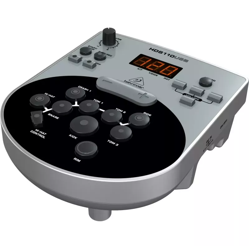 Elektrinis būgnų komplektas Behringer XD8USB su USB garso sąsaja, juodas